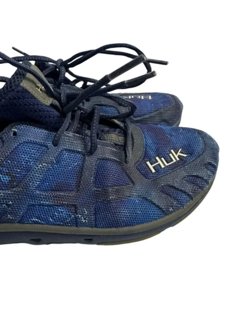 HUK Attack Subphantis Gulf Stream Fishing Shoes Blue Men's 9.5 Water Sneakers